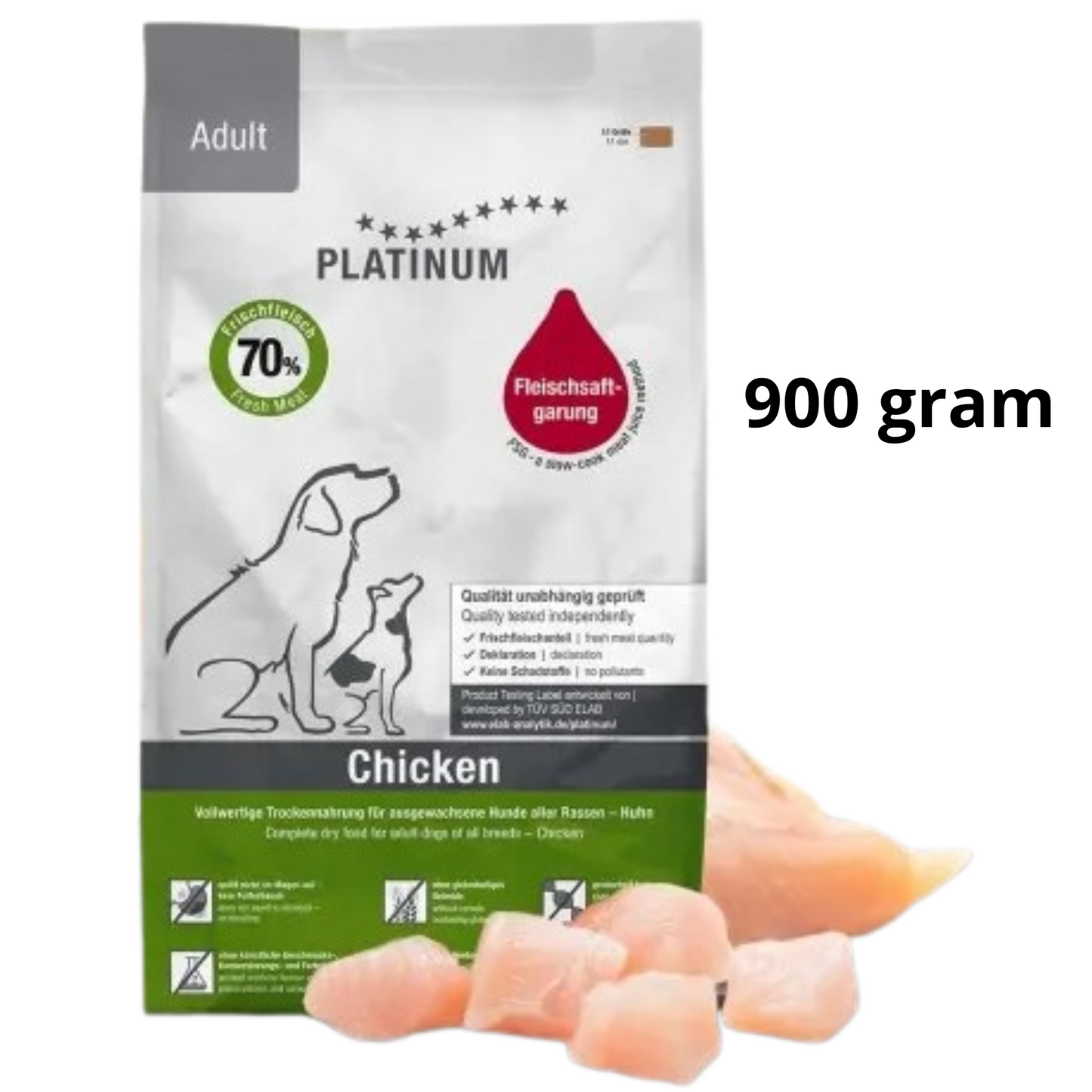 Platinum - adult med kylling 900 gram
