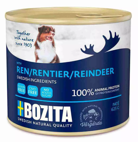 Bozita - Vådfoder Rensdyr 625g