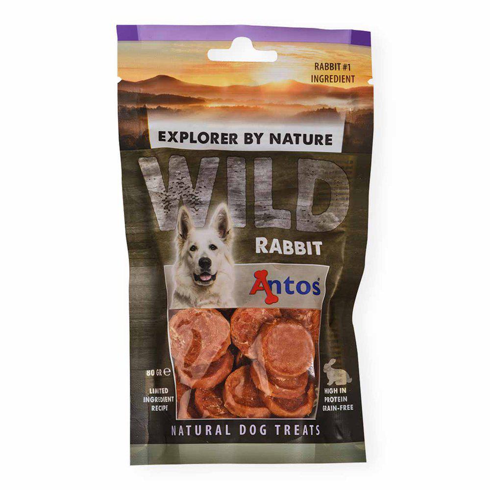 Antos Wild godbidder kanin eller lam 85g