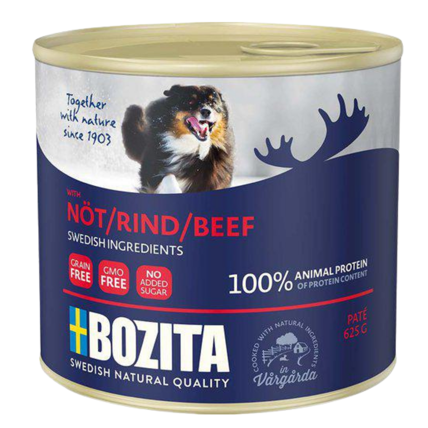 Bozita - Vådfoder Oksekød 625g