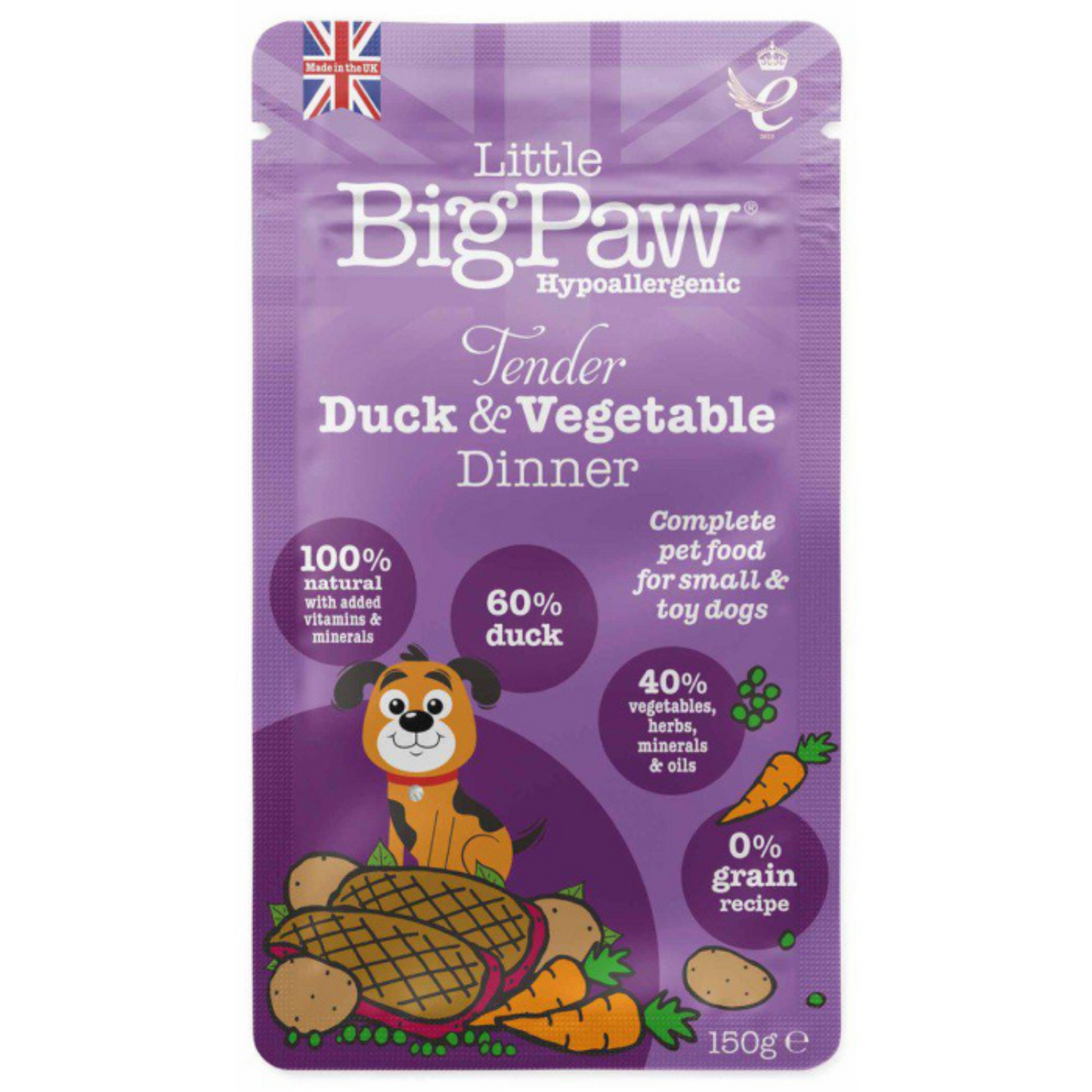 little big paw - And og grønsager 85g