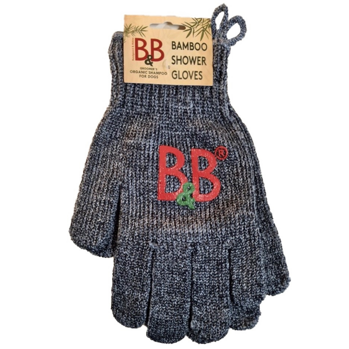 B&B - Bambus Vaskehandsker grå par