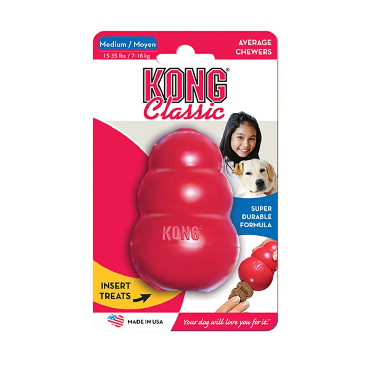 KONG Classic Rød – Flere Størrelser