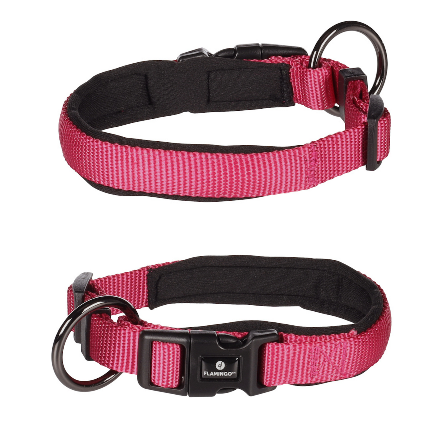 Flamingo nylon og neopren halsbånd flere varianter
