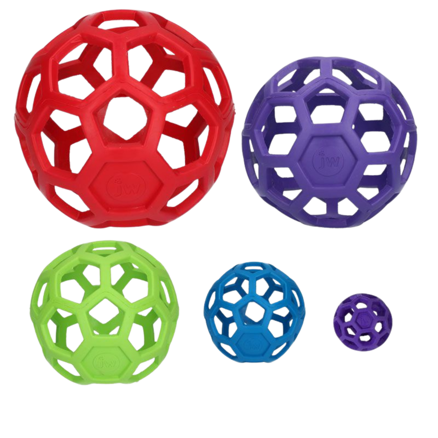 JW - holee roller netbold i gummi Flere varianter