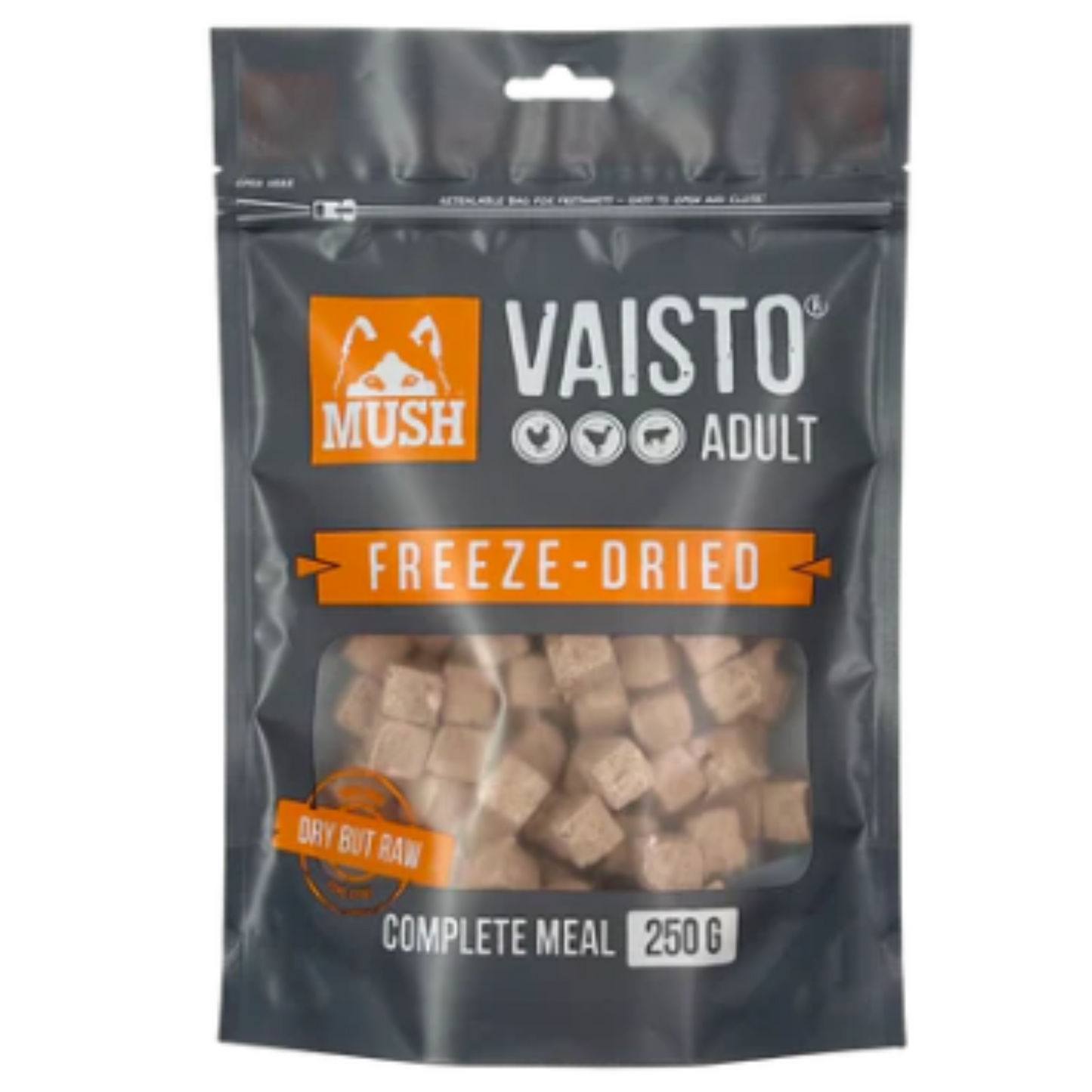 MUSH - Vaisto Frysetørret 250g flere varianter