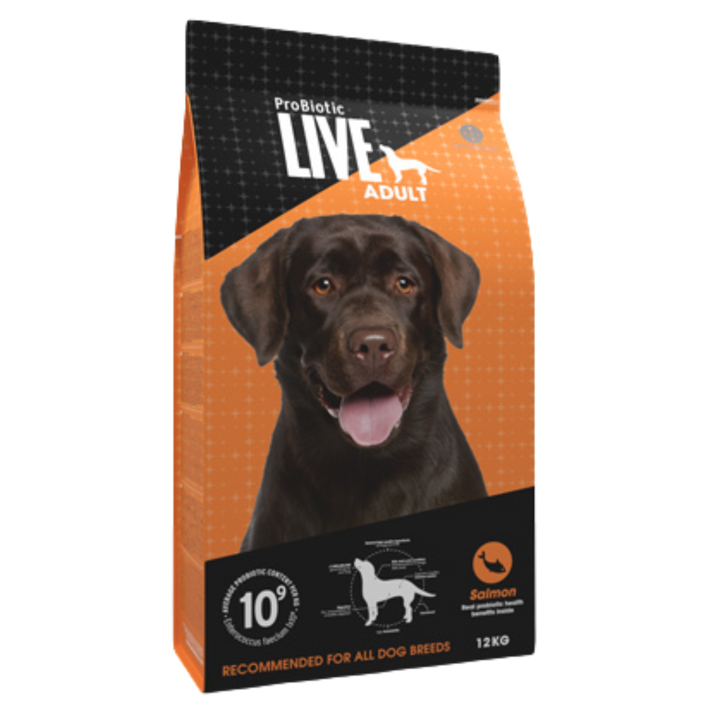 LIVE - Adult Laks & Ris 12 kg