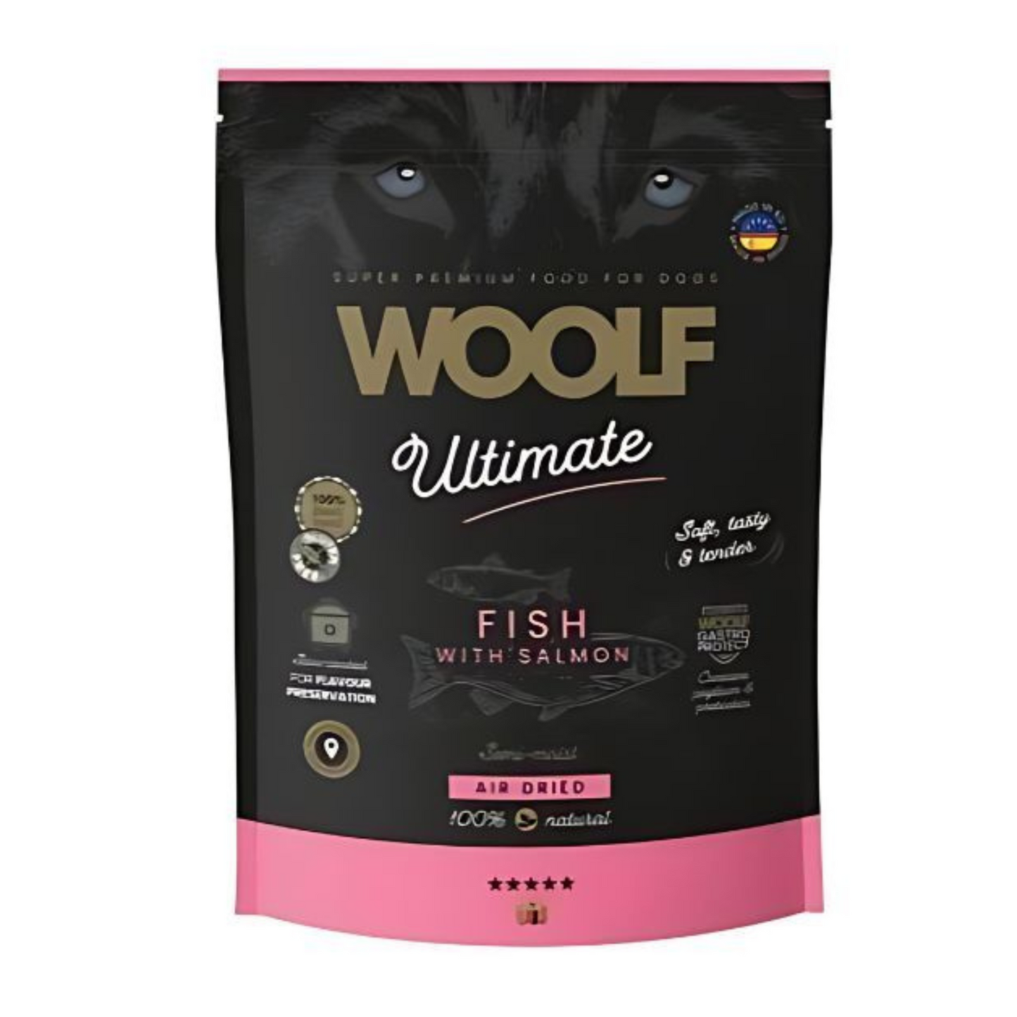 Woolf Ultimate - Fisk med Laks 1kg