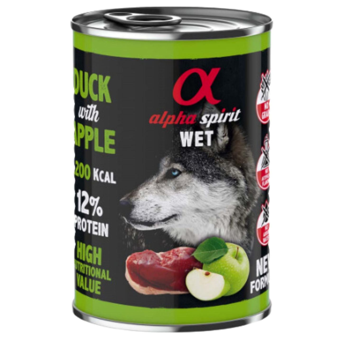 Alpha Spirit - And og æble 400g