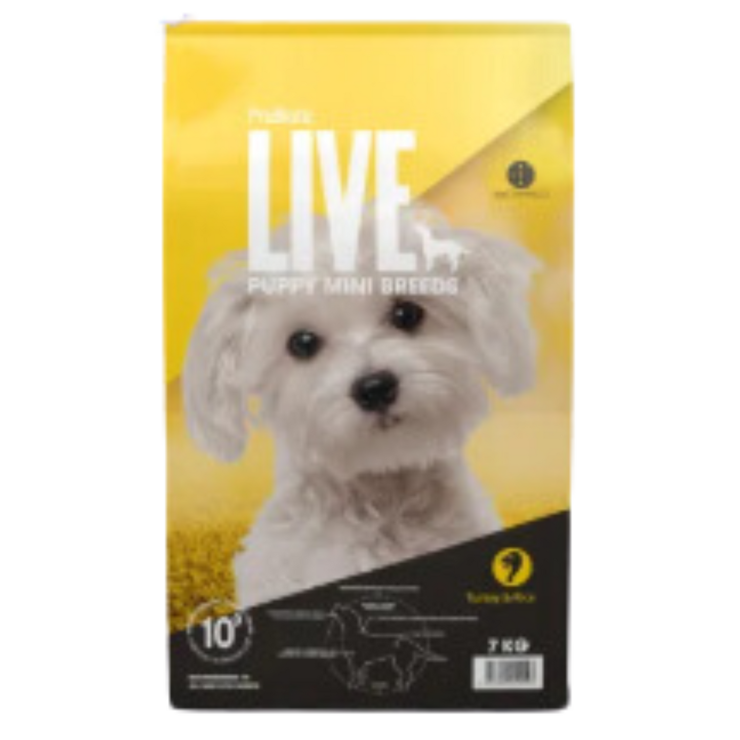 LIVE - Hundefoder puppy kalkun 2kg