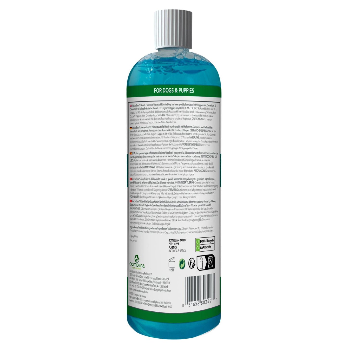 Vet's Best breath Freshener - 500ml