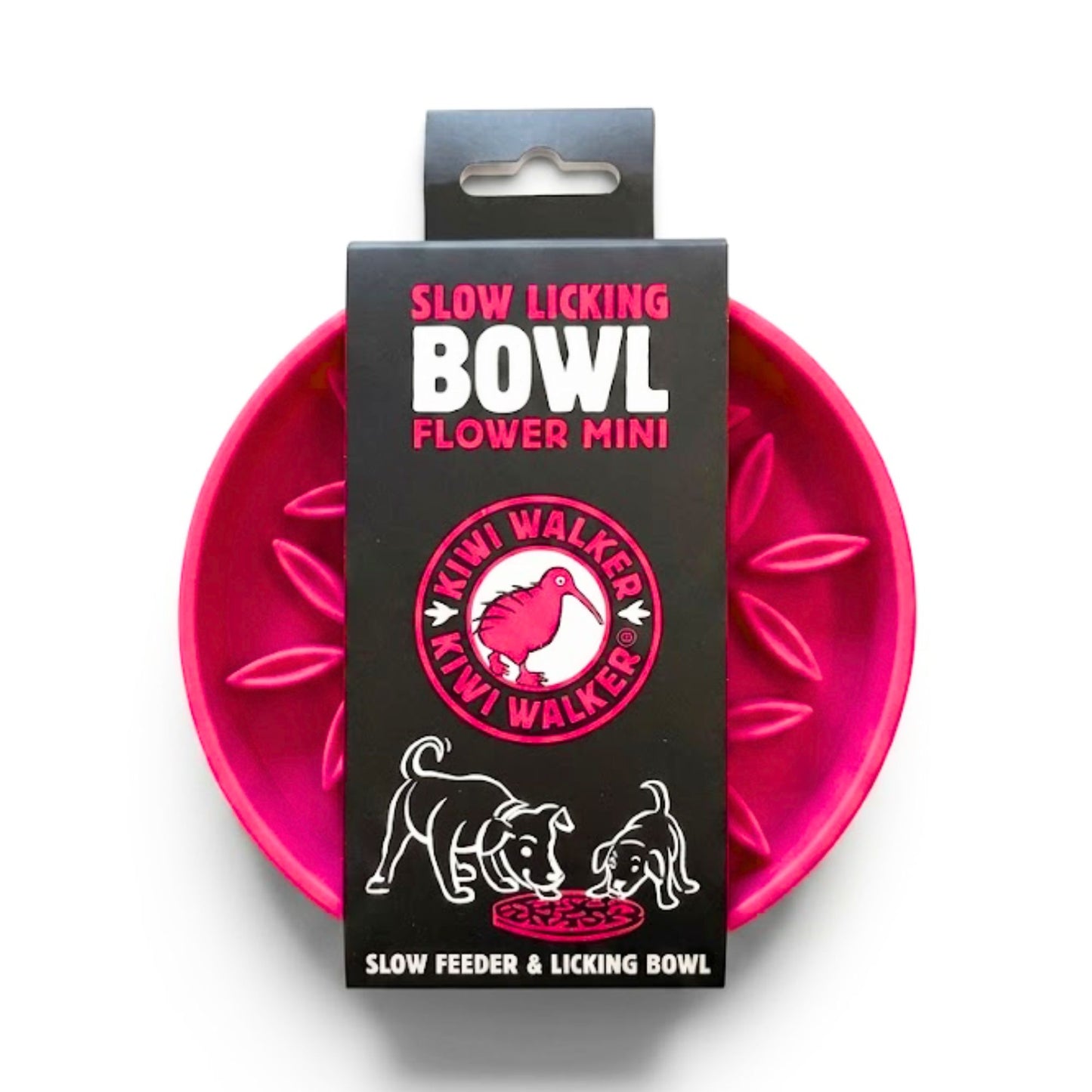 Kiwi Walker Lick Mat Flower/Paw Mini - Flere farver