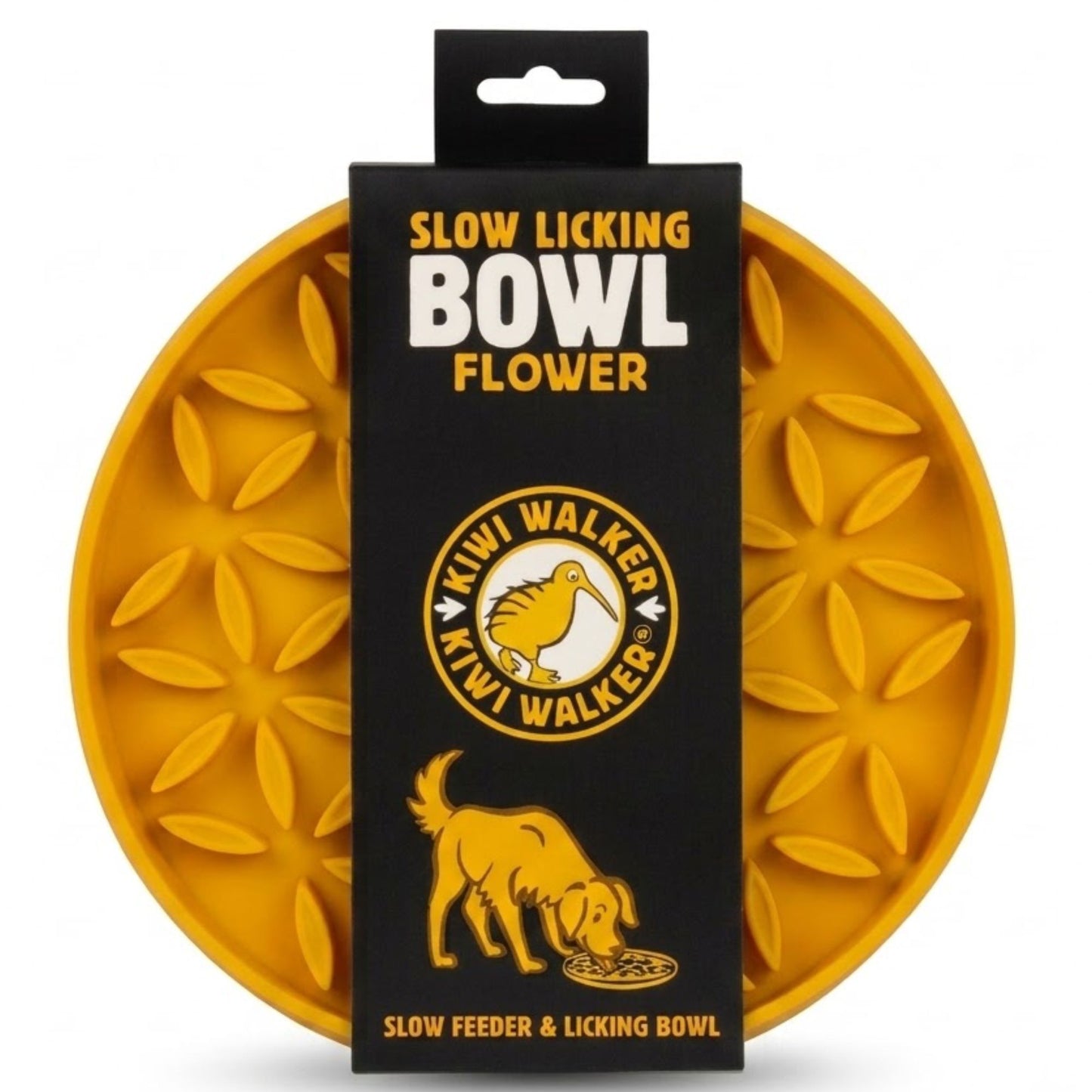 Kiwi Walker Lick Mat Flower/Paw Maxi - Flere Farver