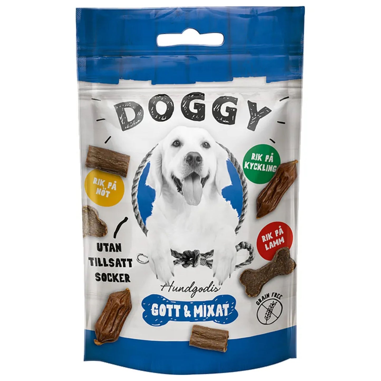 Doggy mix godbidder - 150g