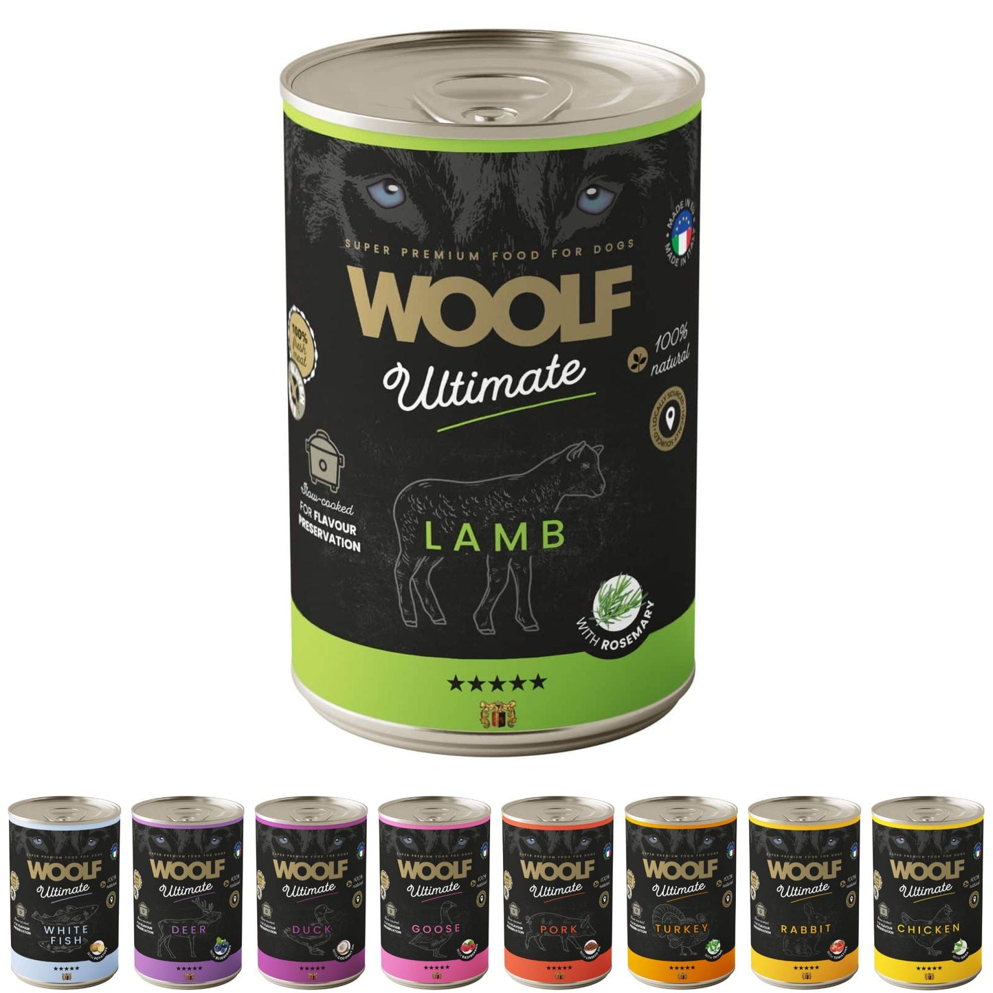 Woolf Ultimate Vådfoder 400g - Flere varianter