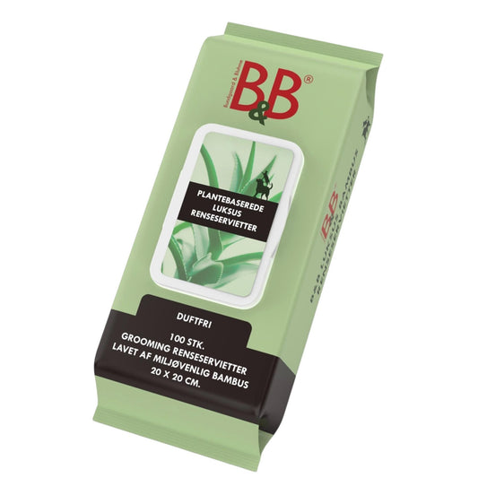 B&B Bambus Renseservietter - 100stk