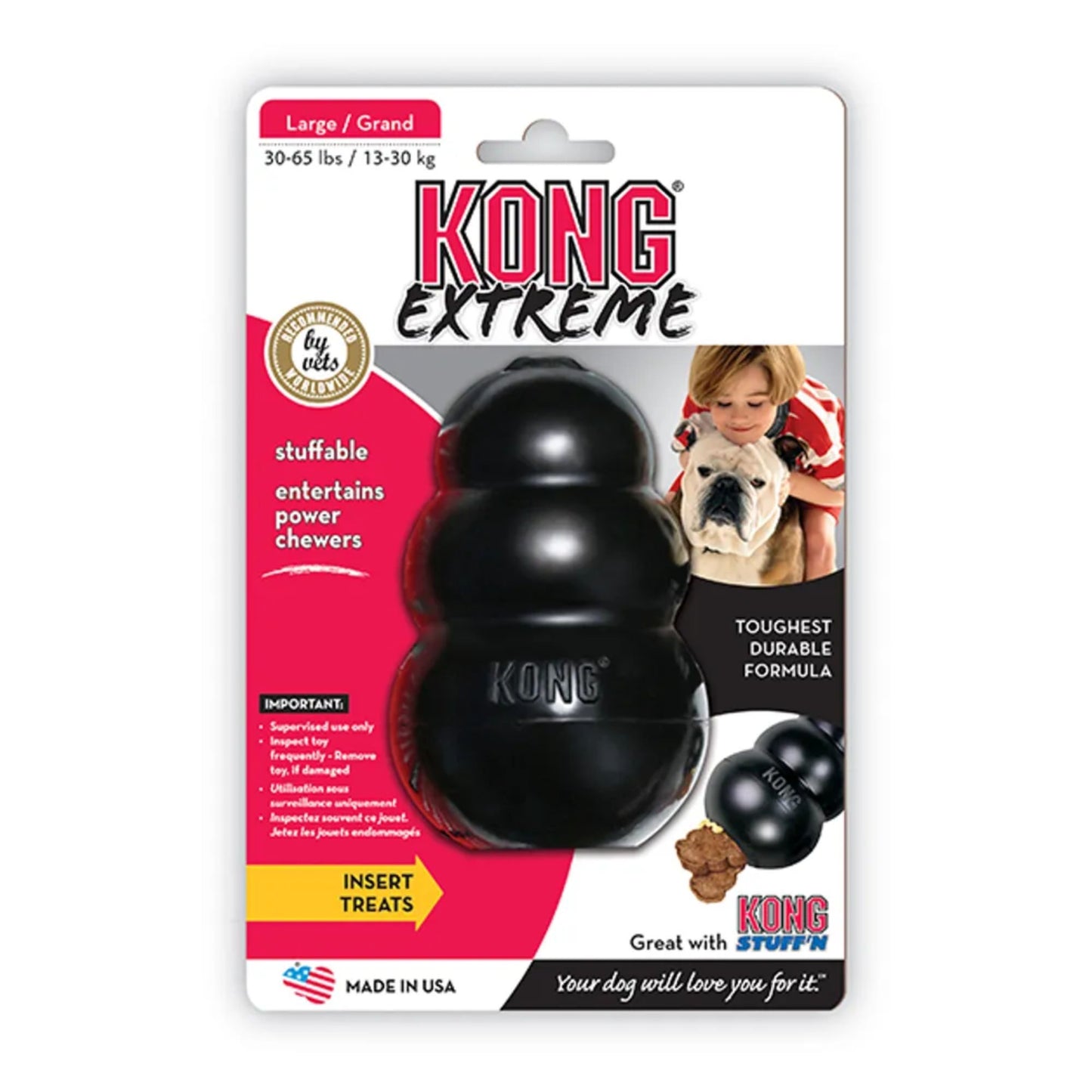 KONG Extreme Sort – Flere Størrelser