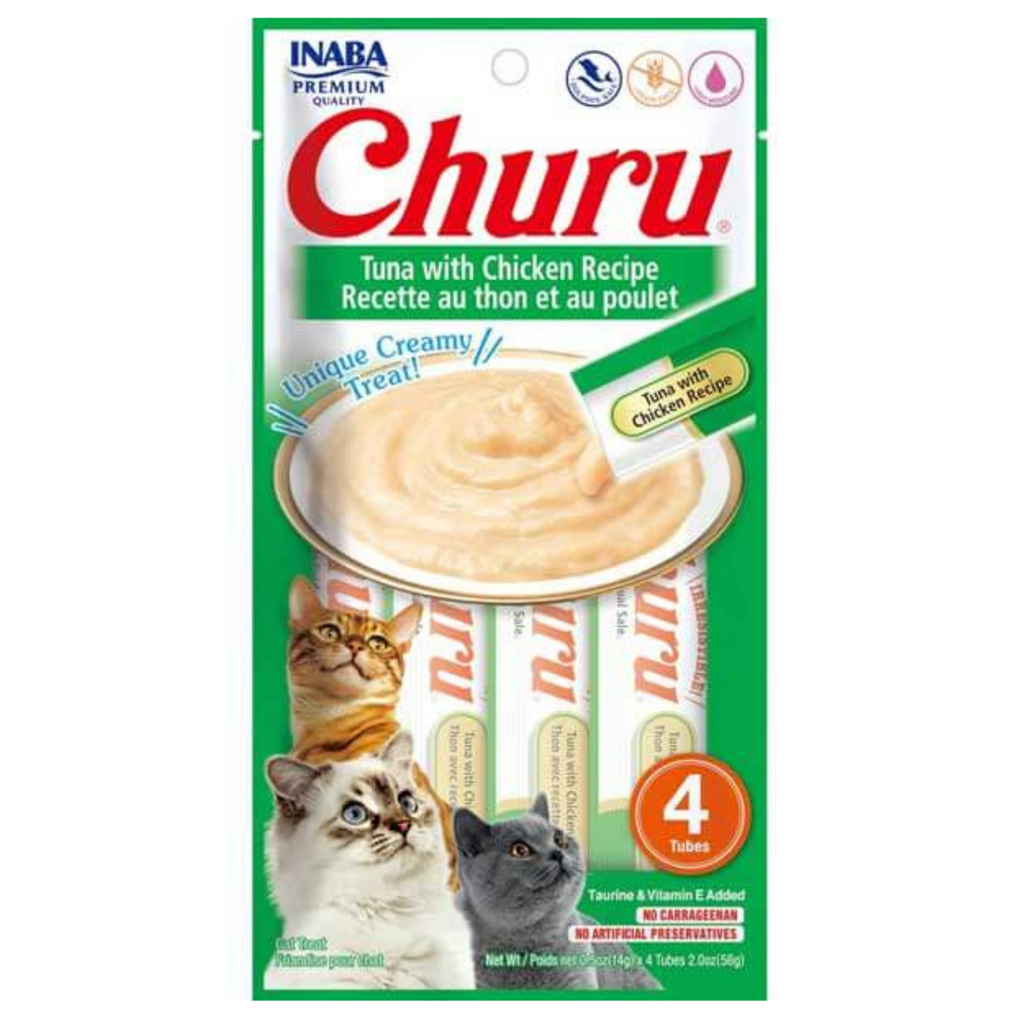 Churu - Vådfoder til din kat 4 tuber pr. pakke flere varianter