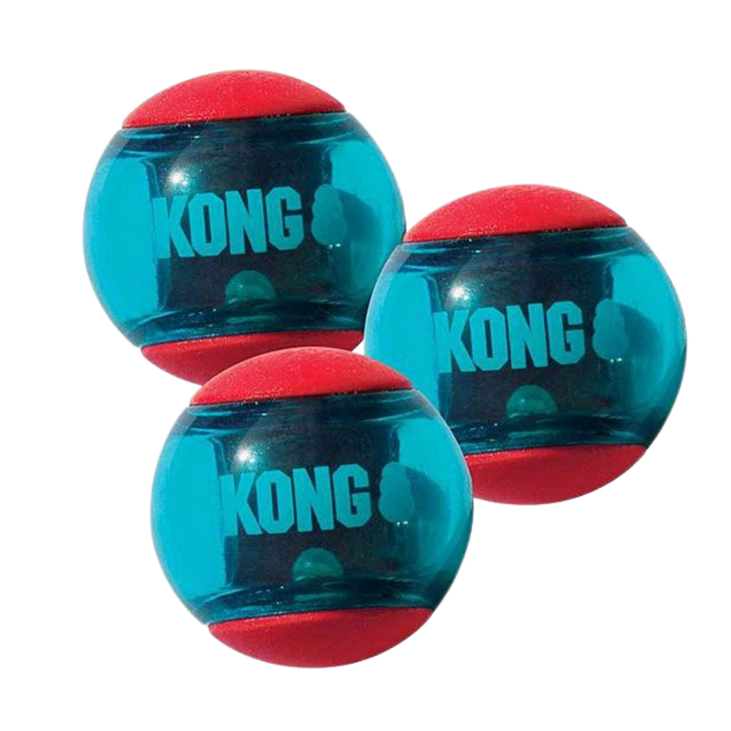 KONG Squeezz Action Hundebold 3pak. Flere varianter