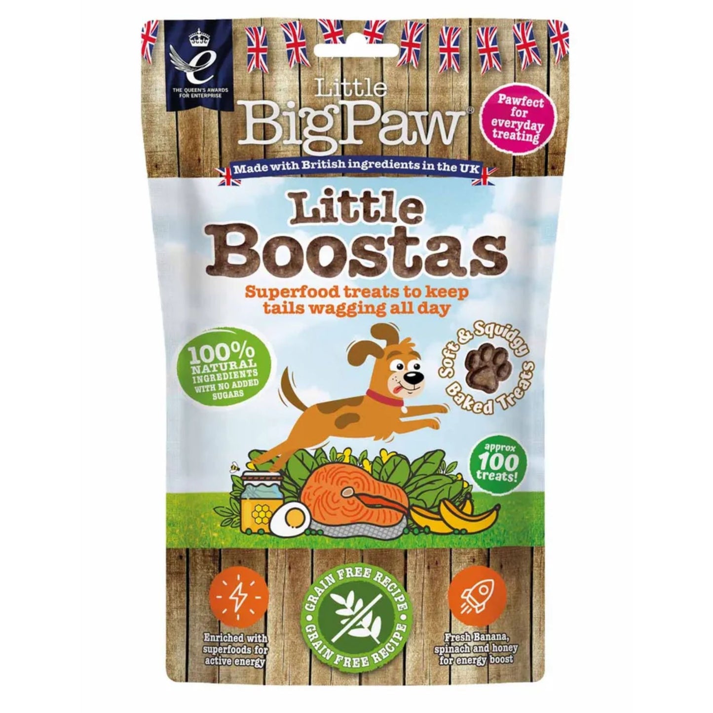 Little Big Paw ovnbagte godbidder - flere varianter - 90g