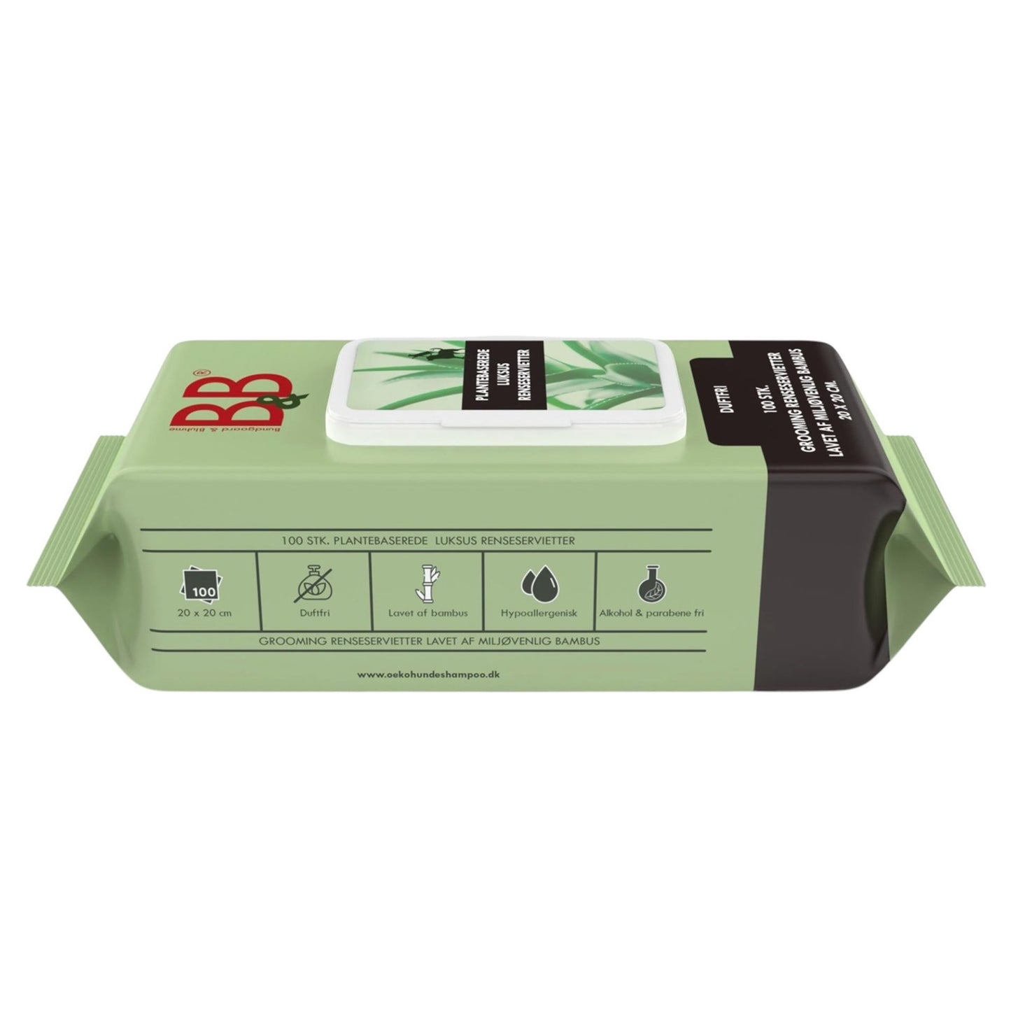 B&B Bambus Renseservietter - 100stk