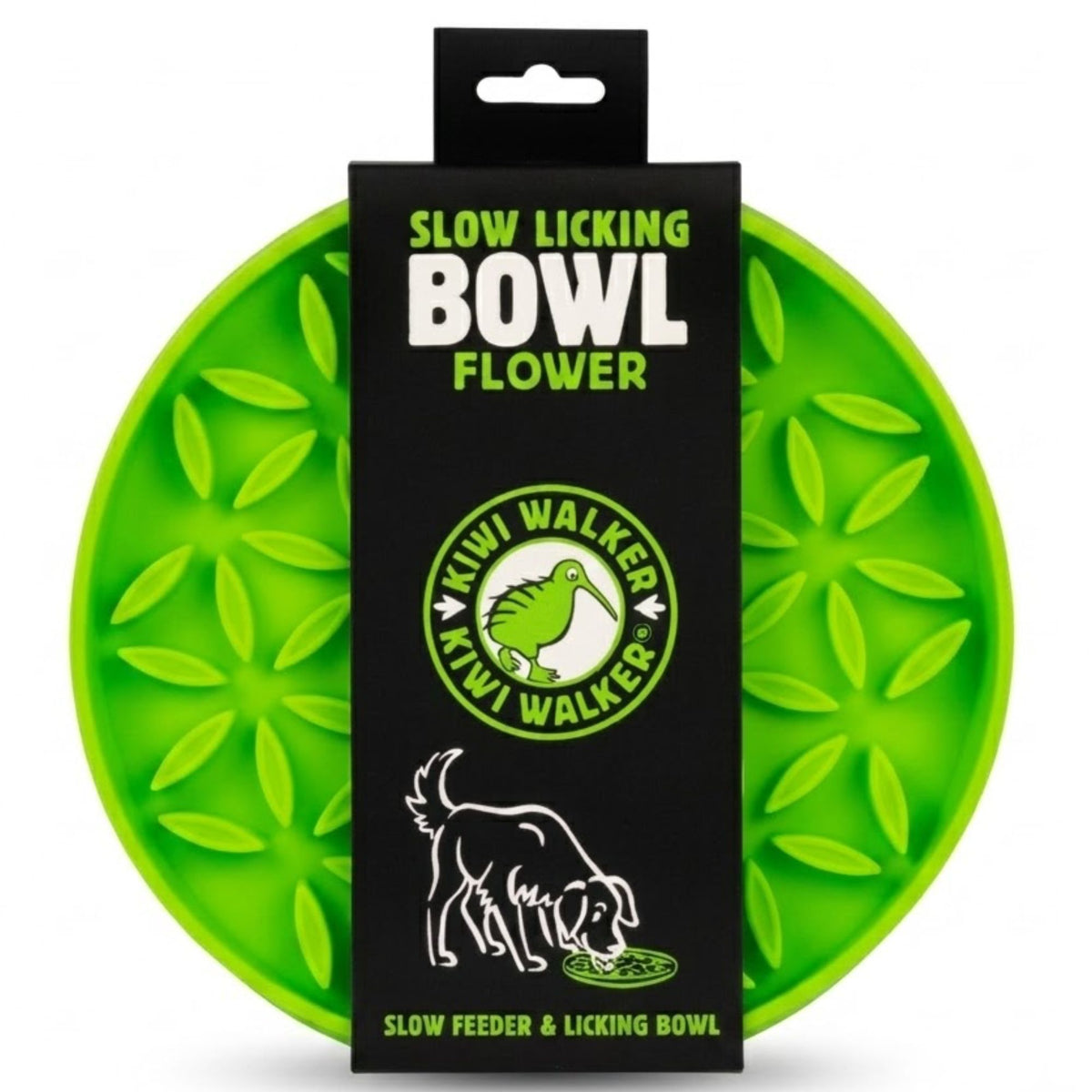 Kiwi Walker Lick Mat Flower/Paw Maxi - Flere Farver