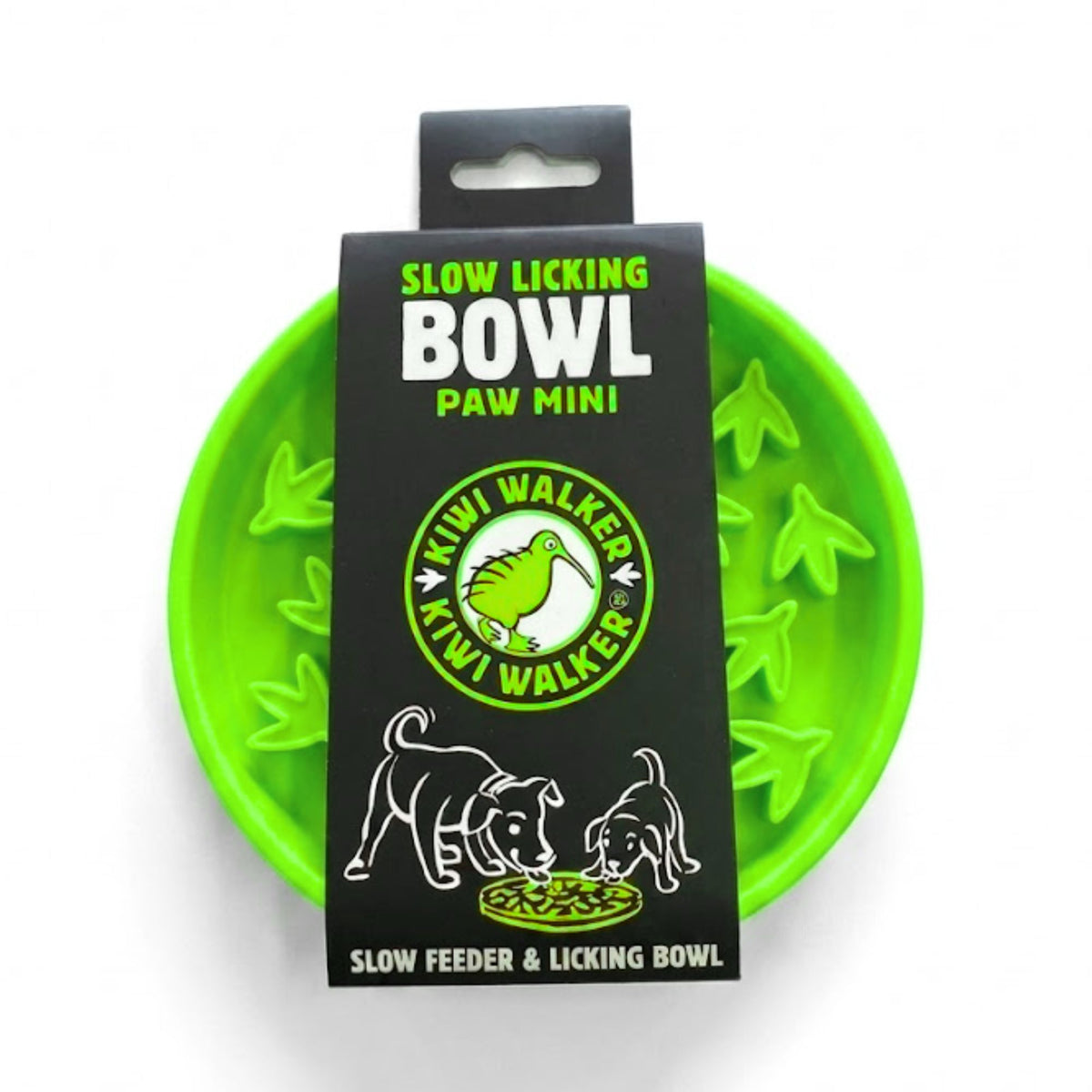 Kiwi Walker Lick Mat Flower/Paw Mini - Flere farver
