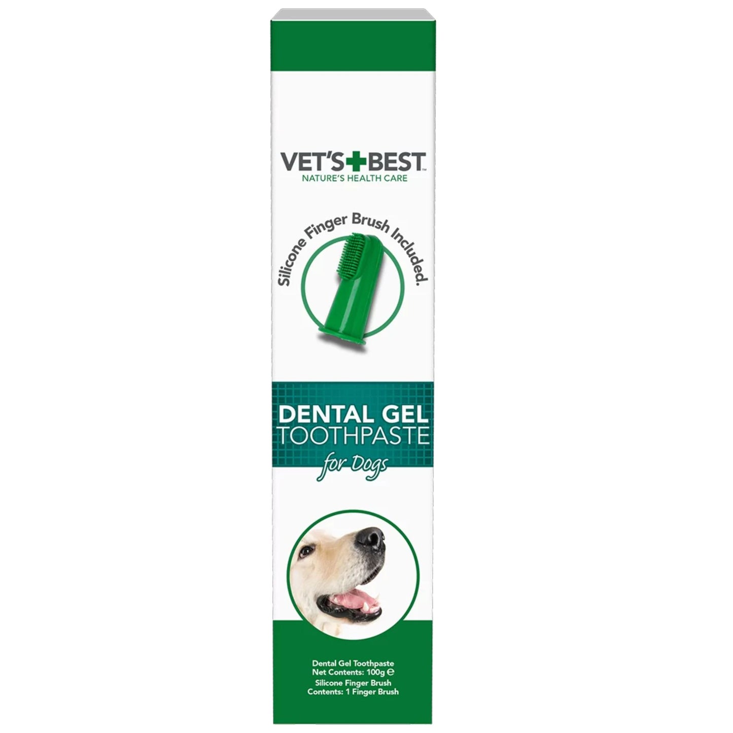 Vet’s Best Dental Gel Inkl Silikone Fingerbørste